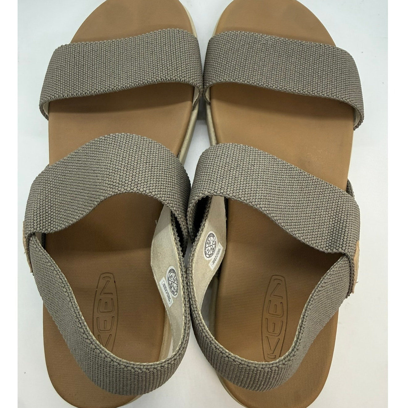 KEEN Elle Backstrap Sandals Women's US 9.5 Brindle/Birch Stretch Strappy