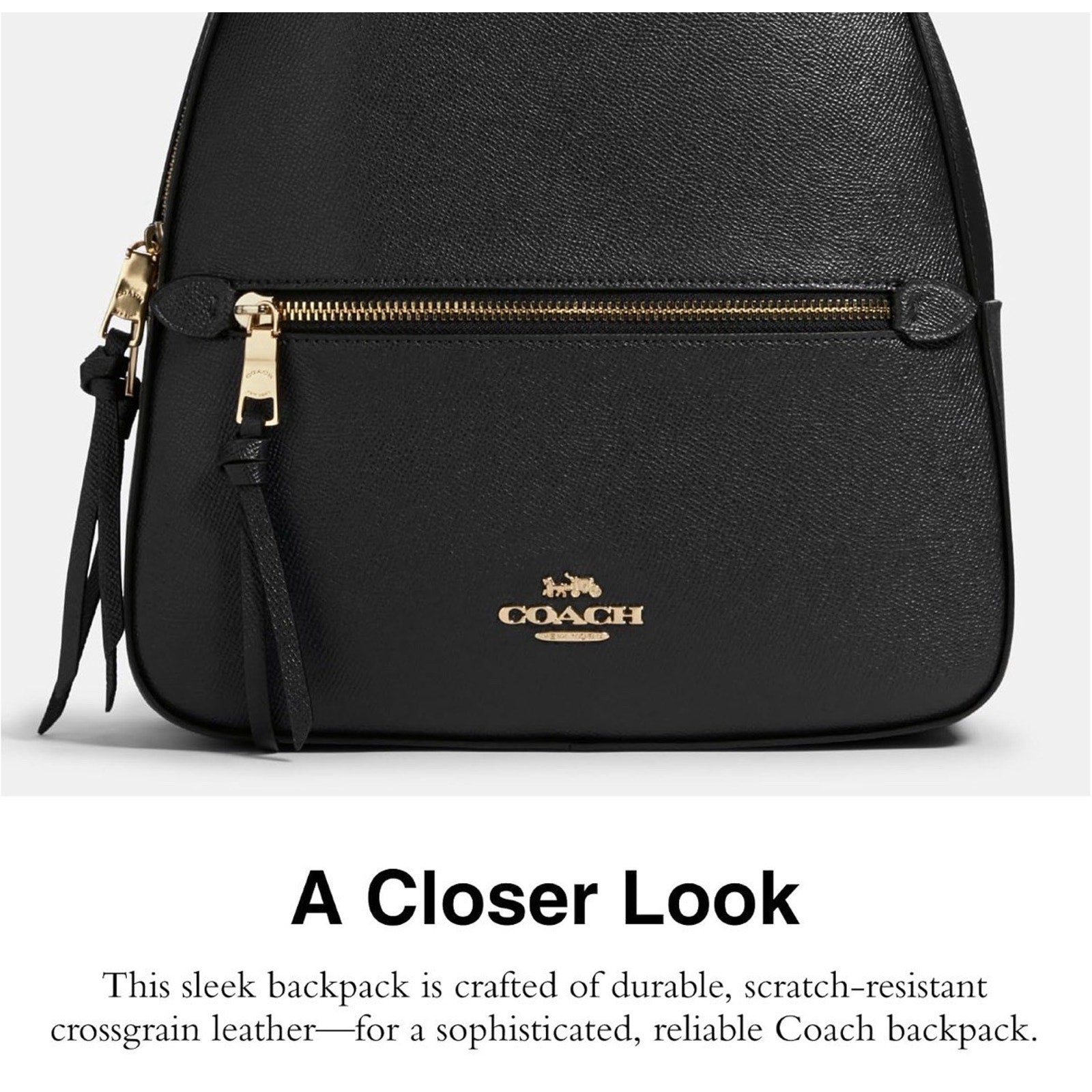 COACH Jordyn Backpack, Black CP510