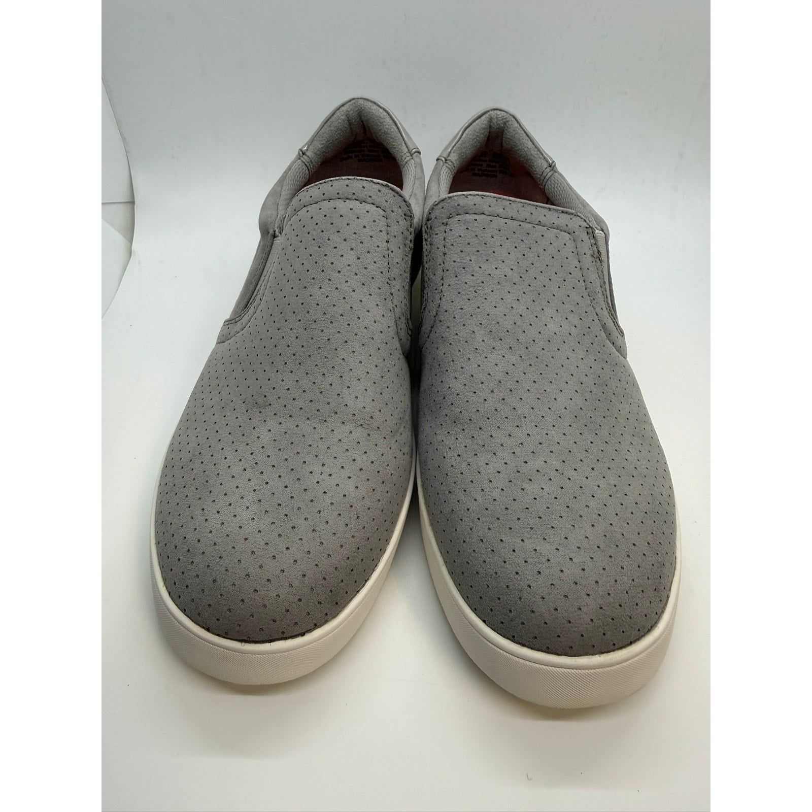 Dr. Scholl's Madison Slip On Sneaker Women's US 8W Gray Perforated Upper