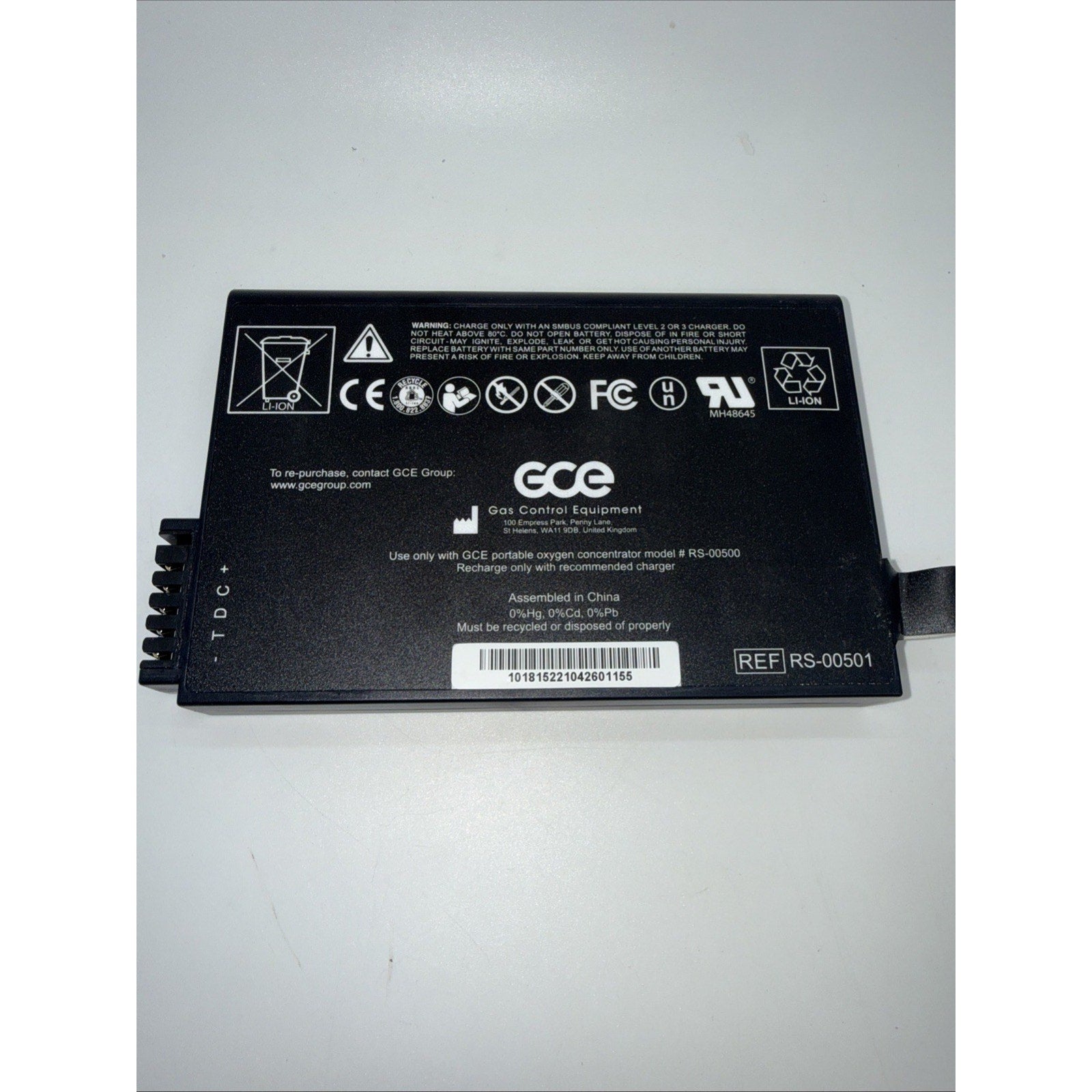 4INR19/66-3 453561731923 Gas Control Equipment 95Wh Battery for GCE RS-00500
