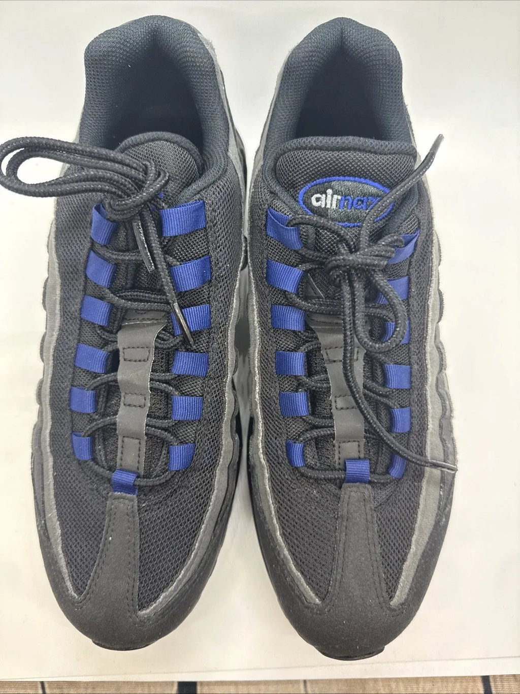 Size 9.5 - Nike Air Max 95 Jewel - Black Deep Royal