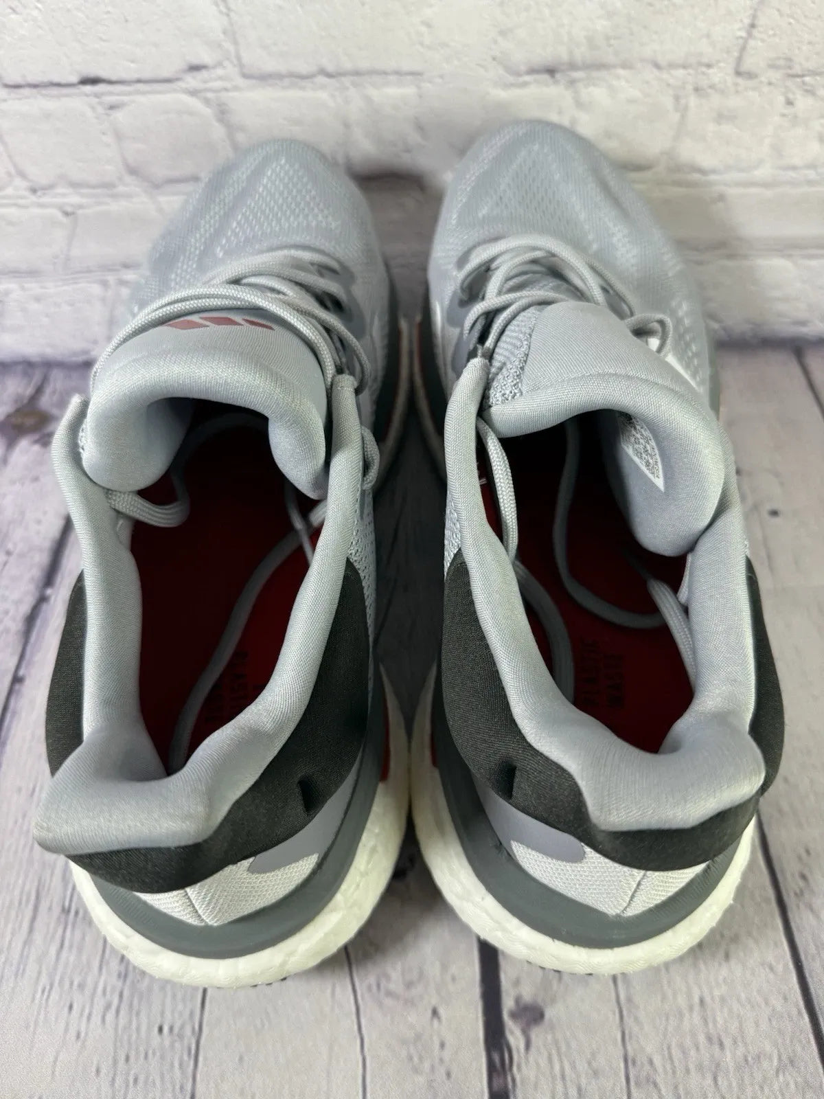 Adidas Men's Solarglide 6 Running Shoes Grey White Size 11