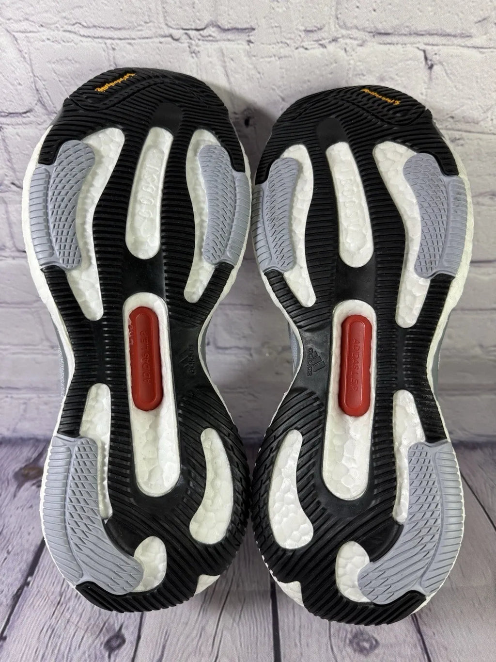 Adidas Men's Solarglide 6 Running Shoes Grey White Size 11