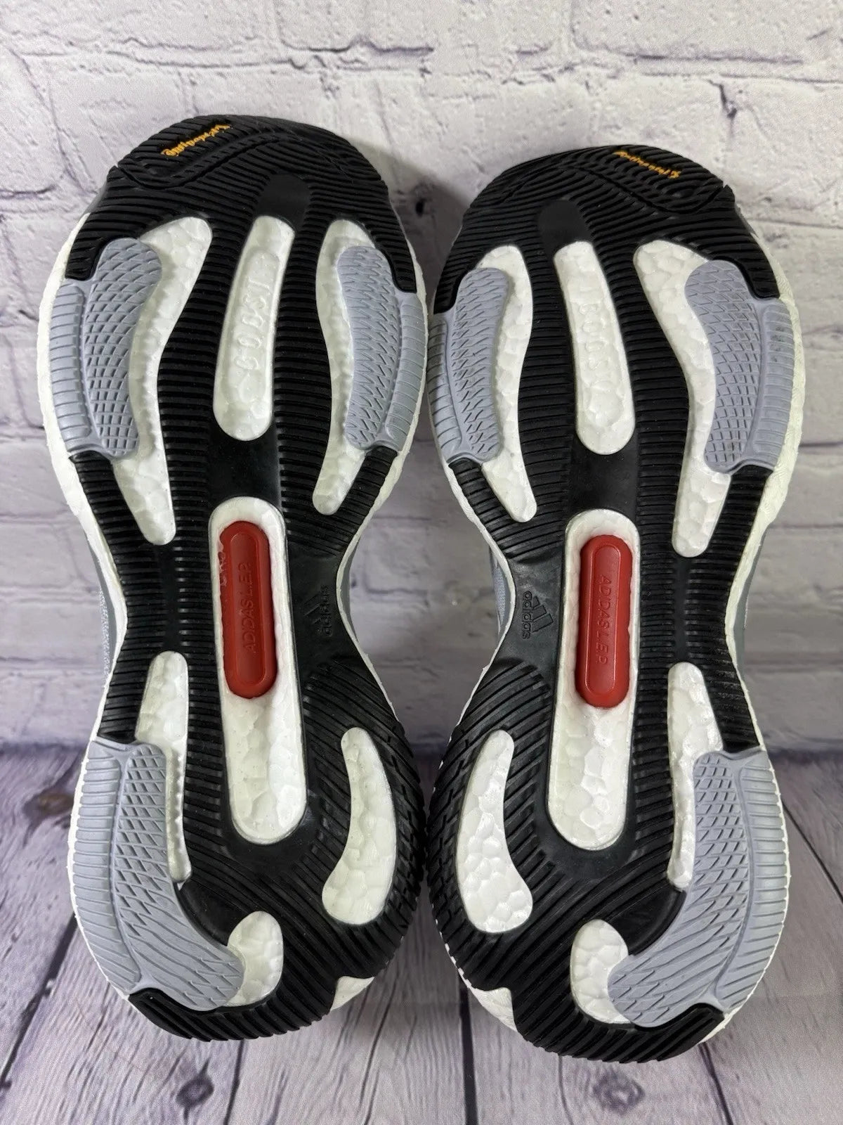 Adidas Men's Solarglide 6 Running Shoes Grey White Size 11