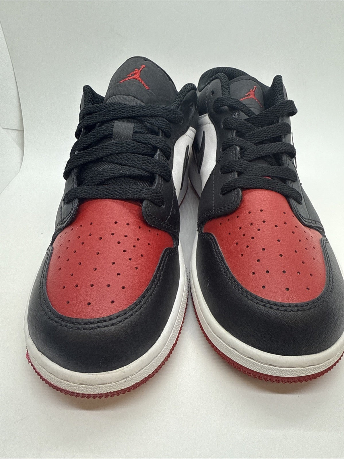 Nike Air Jordan 1 Low Grade School White/Black-Varsity Size 6.5