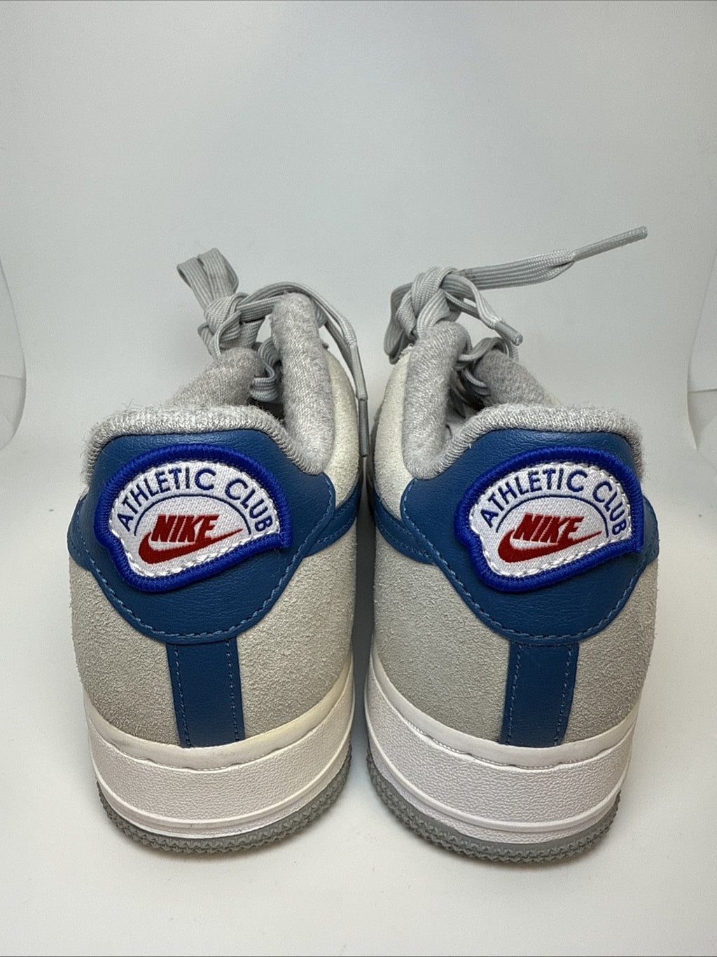 Nike Air Force 1 Low 'Athletic Club White Grey (GS) Size 7