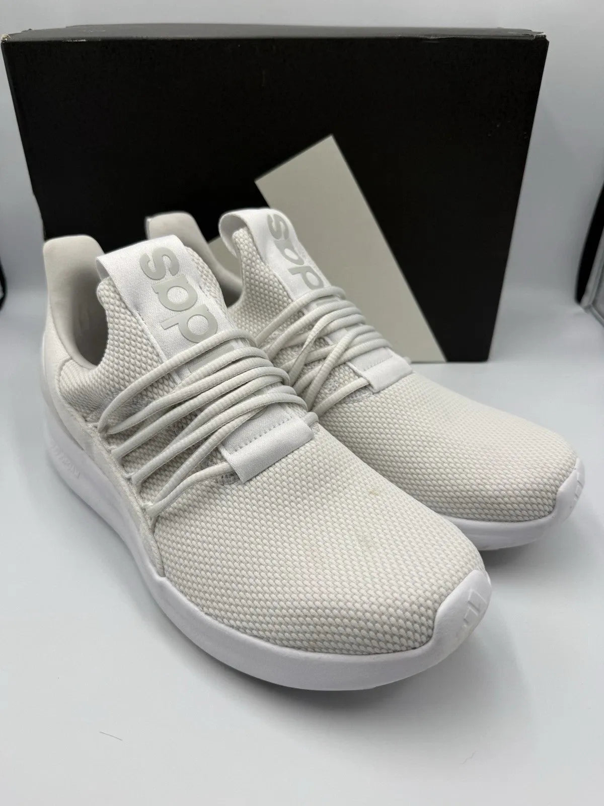 Adidas Lite Racer 7.0 Adapt 7.0 Cloud White Grey Shoes IE6326 Men's Size 10.5