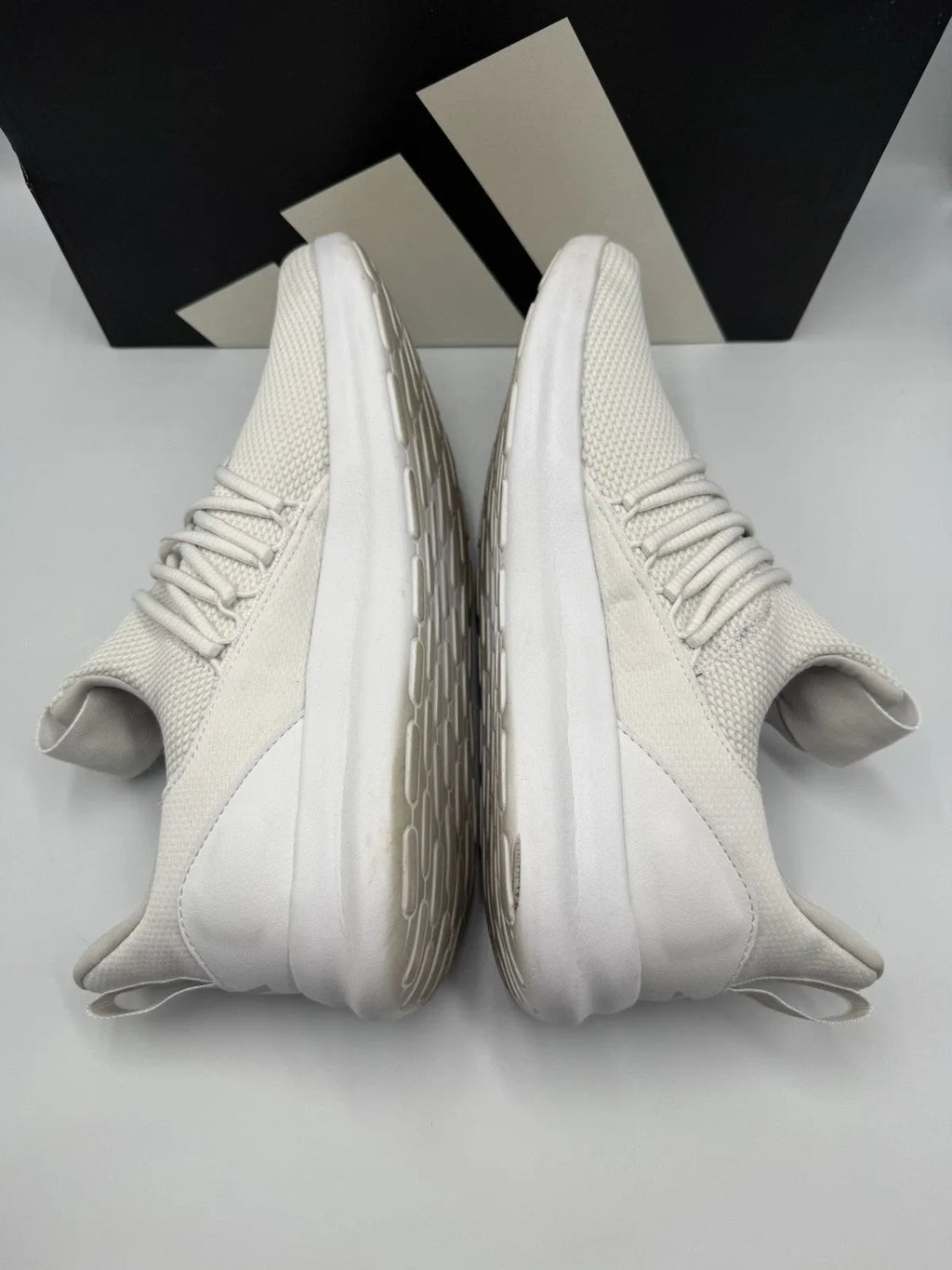 Adidas Lite Racer 7.0 Adapt 7.0 Cloud White Grey Shoes IE6326 Men's Size 10.5