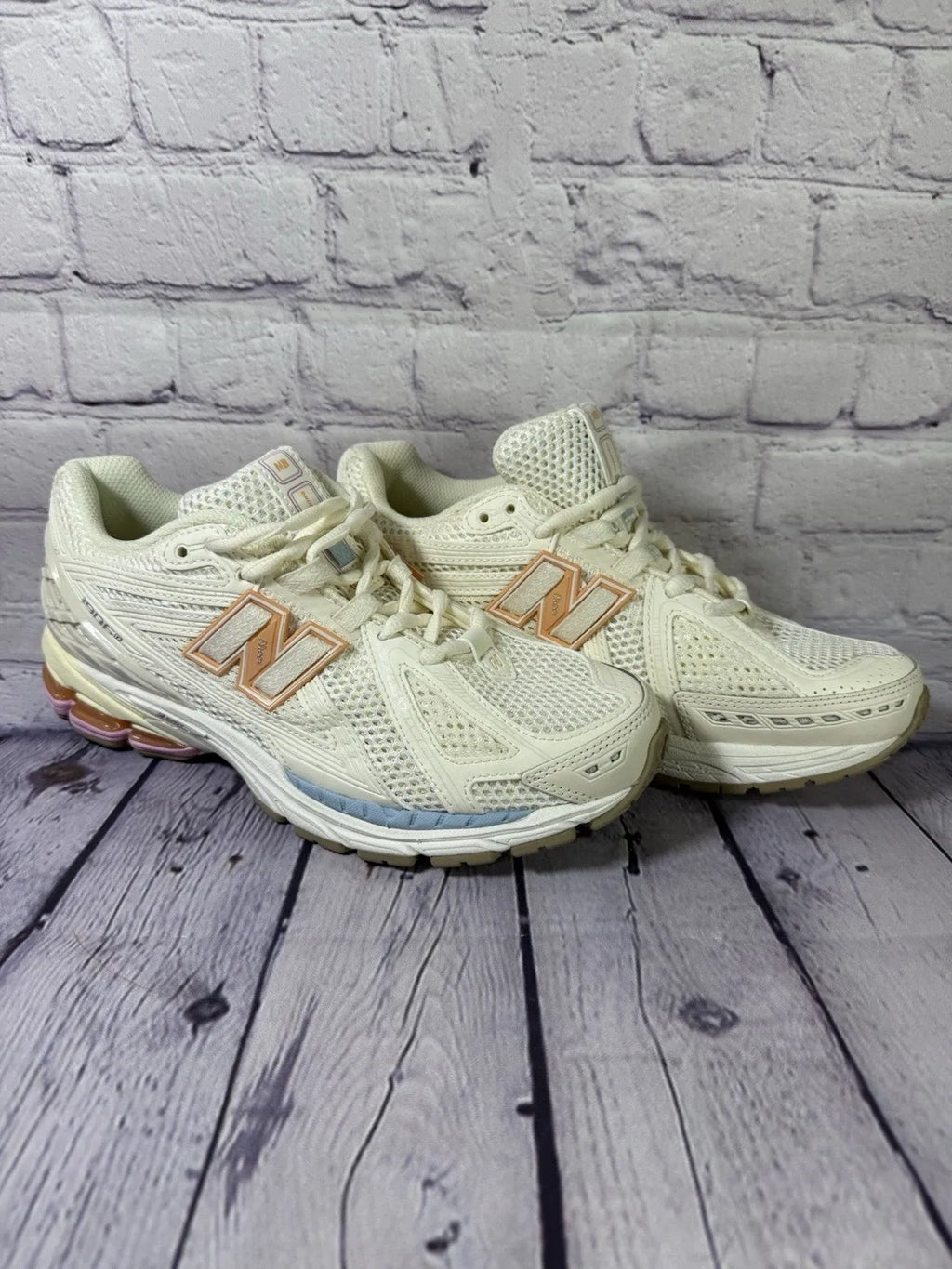 *NEW BALANCE Men's 1906R White Beige 'Sea Salt' Pink Sugar M1906RBP Size 6.5